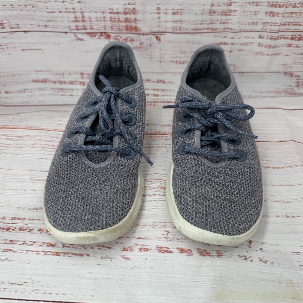 Allbirds Tree Runners Grey Eucalyptus Fiber Mesh Sneakers Womens Size 9